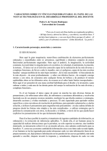 VARIACIONES SOBRE UN V&Iacute;NCULO INQUEBRANTABLE: EL