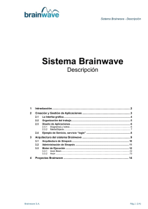 Descripción de la plataforma Brainwave