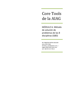 Core Tools de la AIAG - Contacto: 55-52-17-49-12