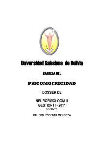 DOSSIER NEUROFISIOLOGÍA II
