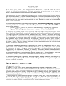 Presentación Boletines Regionales 2005