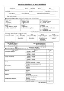 Valoraci&oacute;n Sistem&aacute;tica del Dolor en Pediatr&iacute;a
