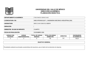 UNIVERSIDAD DEL VALLE DE M&Eacute;XICO DIRECCI&Oacute;N ACAD&Eacute;MICA PLANEACI&Oacute;N DID&Aacute;CTICA