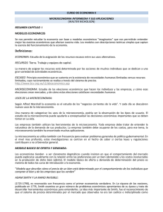 CURSO DE ECONOMIA II  MODELOS ECONOMICOS (WALTER NICHOLSON)