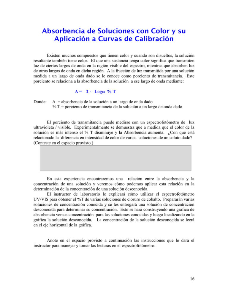 Curvas De Calibración