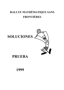 SOLUCIONES PRUEBA  1999