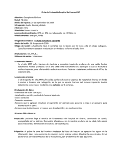 Ficha de Evaluación hospital de Linares CDT &gt;Nombre &gt;Edad &gt;Fecha de ingreso: