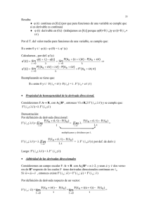 Relación entre el vector gradiente y la derivada direccional