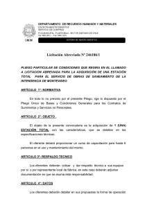 artículo 2°: objeto - Intendencia Municipal de Montevideo