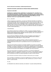 Servicio Nacional de Sanidad y Calidad Agroalimentaria