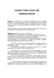 CONSULTORIO LEGAL DEL ADMINISTRADOR