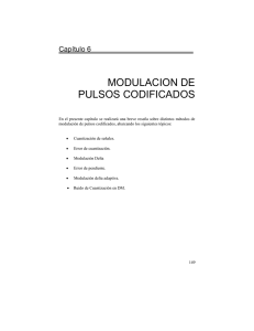 MODULACION DE PULSOS CODIFICADOS Capítulo 6