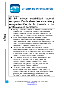 NP Sanz y Corredera (PP) sanidad 03-02-15