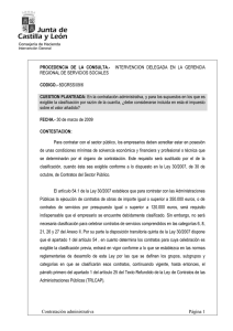 REGIONAL DE SERVICIOS SOCIALES  PROCEDENCIA  DE  LA  CONSULTA.-