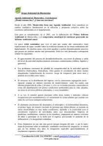 Conclusiones - GAM - Grupo Ambiental de Montevideo