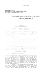 LEY Nº 2212 - abogadosviedma.org.ar