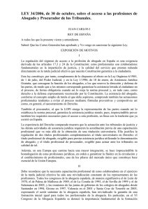 Ley de Acceso a la Profesión de Abogado y Procurador