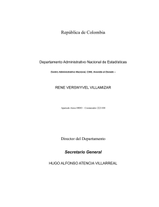 DEPARTAMENTO ADMINISTRATIVO NACIONAL DE