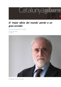 pierde a un gran servidor