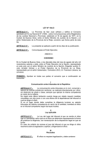 LEY Nº 194-O ARTÍCULO 1°.- La Provincia de San Juan adhiere y