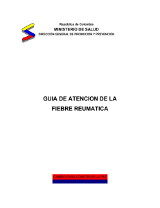 GUIA DE ATENCION DE LA FIEBRE REUMATICA MINISTERIO DE SALUD