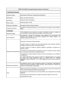 perfil de cargo - SEREMI de Salud Región del Biobío.