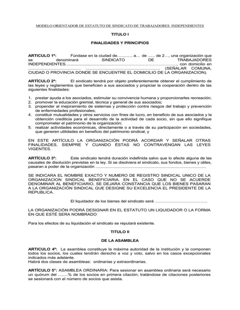 Sindicato de Trabajadores Independientes