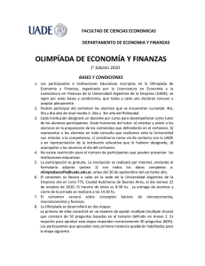 bases y condiciones - Universidad Argentina de la Empresa
