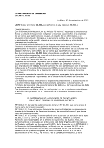 DEPARTAMENTO DE GOBIERNO - Comisión Provincial por la
