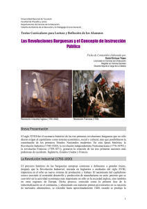 Las Revoluciones Burguesas y el Concepto de Instrucción Pública