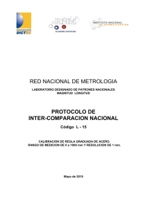 Protocolo - Red Nacional de Metrología