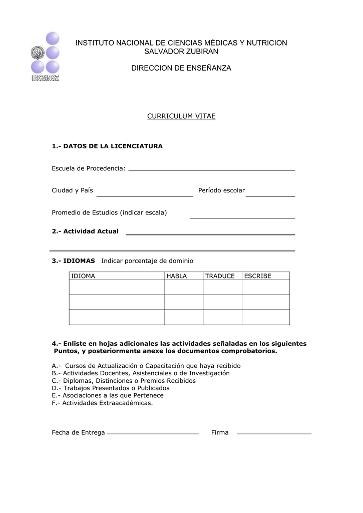 Seminario curriculum vitae 08 image