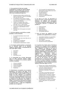 EXAMEN PSIQUIATRIA E INMUNO 2010 - Aula-MIR