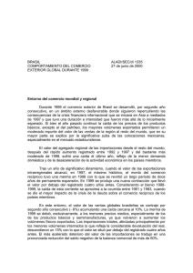 BRASIL ALADI/SEC/di 1335 COMPORTAMIENTO DEL COMERCIO