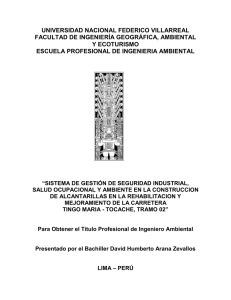 UNIVERSIDAD NACIONAL FEDERICO VILLARREAL FACULTAD