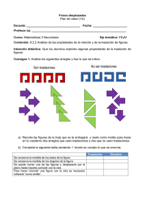 Frisos desplazados Escuela: _________________________________  Fecha: _____________________ Profesor (a). __________________________________________________________