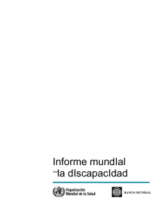 Informe mundIal la dIscapacIdad  BANCO MUNDIAL