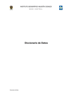 Ejemplo de Diccionario de Datos