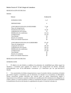 Boletín Técnico Nº 27 del Colegio de Contadores