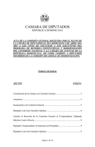 CINTA 1050 - C&aacute;mara de Diputados