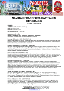 NAVIDAD FRANKFURT-CAPITALES IMPERIALES 10 Días / 2 Comidas PF1153