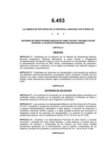 la camara de diputados de la provincia, sanciona con fuerza de