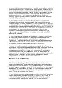 La industria del software en su creciente y decidida penetración... aspectos de los negocios y procesos de las organizaciones modernas,...