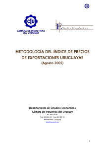 METODOLOGÍA - Cámara de Industrias del Uruguay