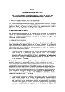 ACE N° 18-Mercosur-39° Protocolo Adicional-esp-Anexo I