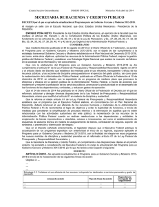 Miércoles 30 de abril de 2014 DIARIO OFICIAL (Cuarta Sección