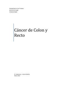 Cáncer de Colon - Cirugía USaCh Hospital Barros Luco Trudeau