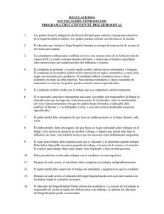 REGULACIONES ESCUELAS DEL CONDADO LEE PROGRAMA EDUCATIVO EN EL HOGAR/HOSPITAL