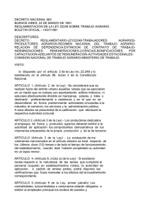 decreto nacional 563 - Ministerio de Trabajo, Empleo y Seguridad
