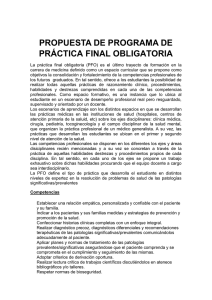 propuesta de programa de práctica final obligatoria